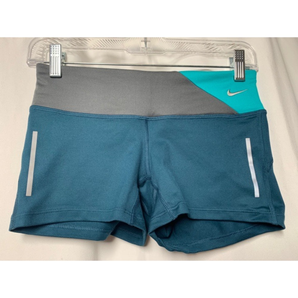 Nike XS teal biker short, 2” inseam